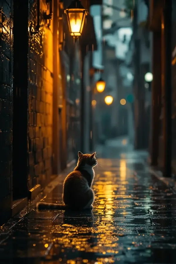 雨巷的猫 - 糖豆视频超清画质封面